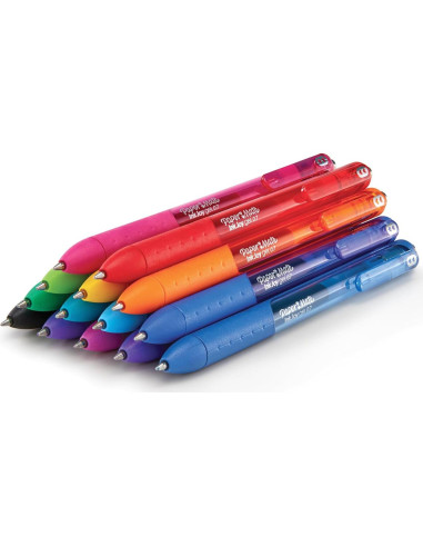 Bolígrafos de Gel Paper Mate InkJoy 10 Colores Variados