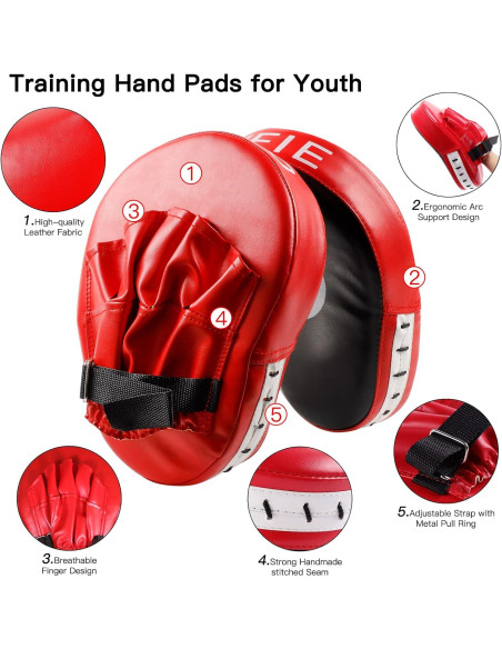 Set de Boxeo 3 en 1 SEISSO para Niños - Guantes y Almohadilla