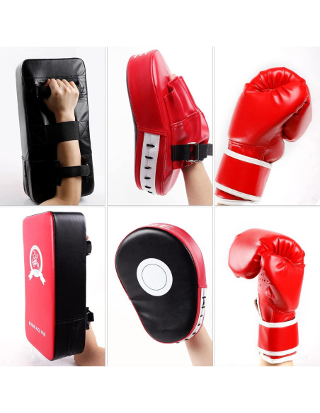 Set de Boxeo 3 en 1 SEISSO para Niños - Guantes y Almohadilla