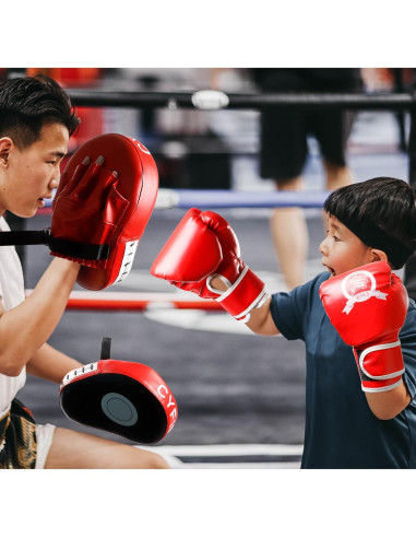 Set de Boxeo 3 en 1 SEISSO para Niños - Guantes y Almohadilla