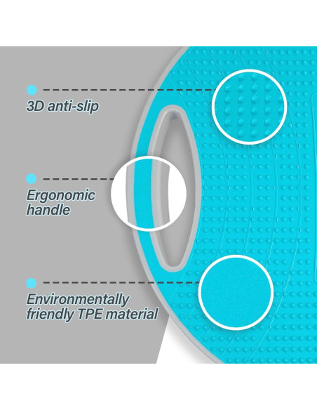 Tablero de Equilibrio BOLUDON 41.3 cm Antideslizante para Gimnasio