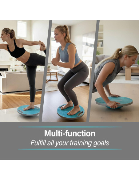 Tablero de Equilibrio BOLUDON 41.3 cm Antideslizante para Gimnasio