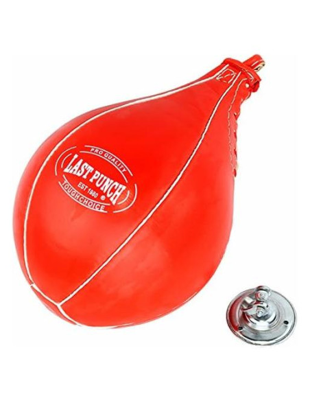 Bolsa de Boxeo Speedball Last Punch Rojo con Giratorio Acero