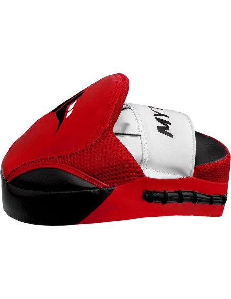Almohadillas de Boxeo Mytra Fusion Curvadas Negro/Rojo