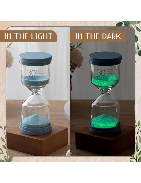 Paquete de 9 Temporizadores de Arena Luminosa Relaxweex