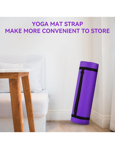 Mat de Yoga Elevon Extra Grueso 1.27cm Antideslizante
