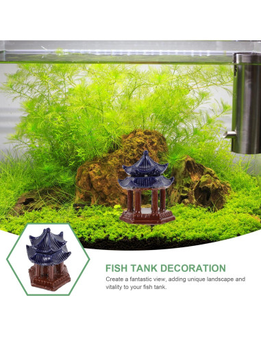 Estatua Mini Pagoda Cerámica Balacoo 10x7.5 cm Decoración