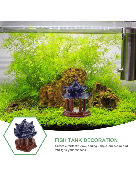 Estatua Mini Pagoda Cerámica Balacoo 10x7.5 cm Decoración