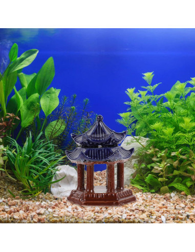 Estatua Mini Pagoda Cerámica Balacoo 10x7.5 cm Decoración