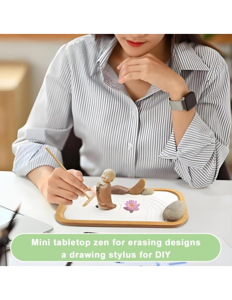 Mini Rastrillos de Arena Zen HX YUEGOUHUI - Paquete de 4