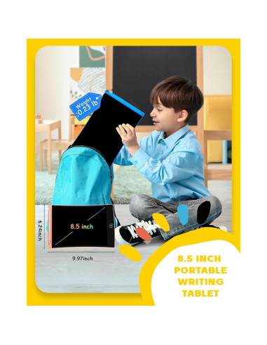 Tableta de Escritura LCD Bravokids 8.5" Colorida para Niños