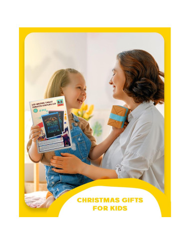 Tableta de Escritura LCD Bravokids 8.5" Colorida para Niños