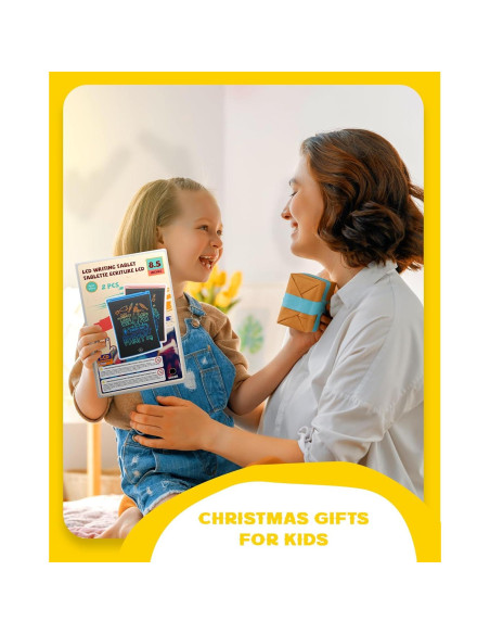 Tableta de Escritura LCD Bravokids 8.5" Colorida para Niños