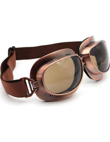 Gafas de piloto retro Cuhubyup UV para motocicleta y deportes