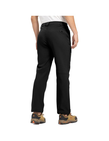 Pantalones de Nieve Impermeables TBMPOY para Hombre 34 Negro