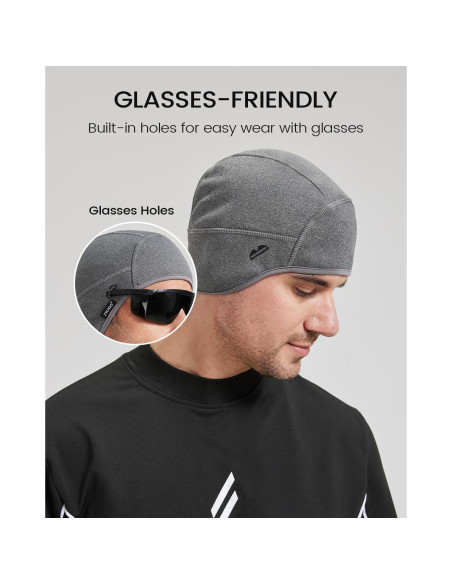 Gorro Térmico Zylioo Unisex XL-XXL Forro Polar para Ciclismo