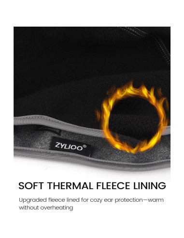 Gorro Térmico Zylioo Unisex XL-XXL Forro Polar para Ciclismo