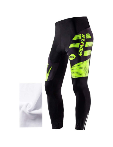 Pantalones de Ciclismo Sponeed para Hombre 4D Térmicos Verde