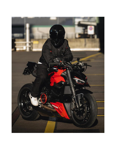 Chaqueta de Motocicleta RIDEIRON MJ5501 CE Negra S