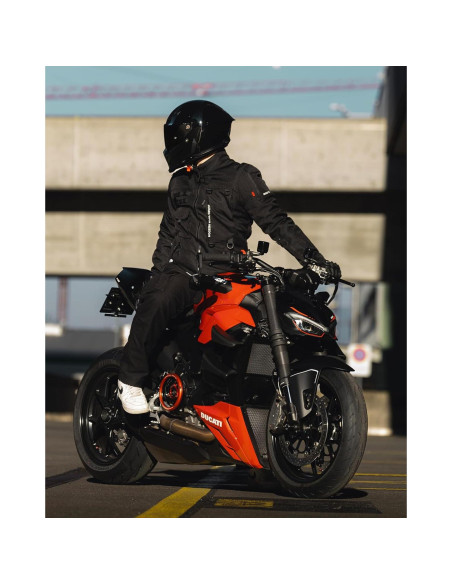 Chaqueta de Motocicleta RIDEIRON MJ5501 CE Negra S