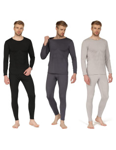 Conjunto Térmico de Ropa Interior HEROBIKER para Hombres 3 Piezas
