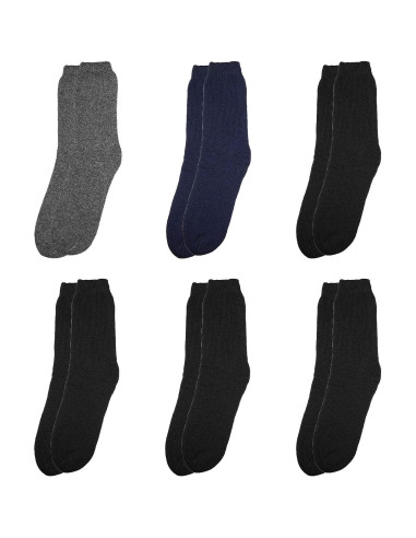 Paquete de 6 Calcetines Térmicos Falari para Hombre - Ultra Cálidos