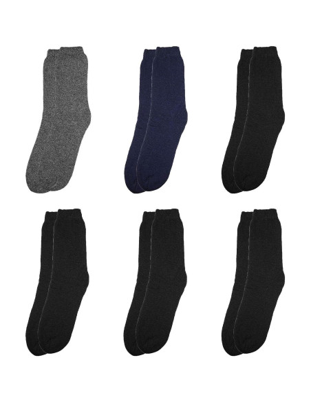 Paquete de 6 Calcetines Térmicos Falari para Hombre - Ultra Cálidos
