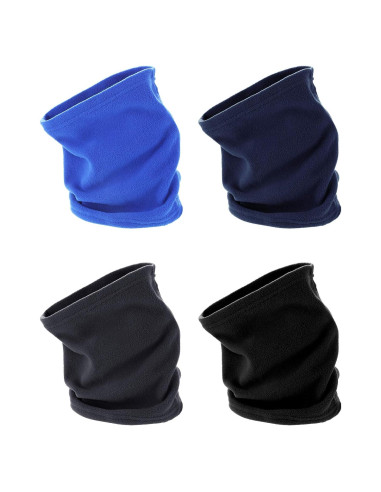 Tatuo 4 Piezas Calentador de Cuello Forro Polar Multifuncional