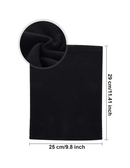 Tatuo 4 Piezas Calentador de Cuello Forro Polar Multifuncional
