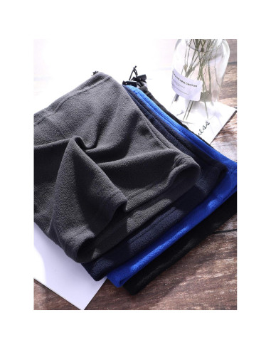 Tatuo 4 Piezas Calentador de Cuello Forro Polar Multifuncional