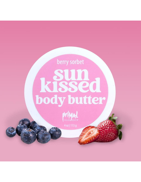 Mantequilla Corporal Primal Elements Sunkissed 3x113.4g - Sorbete de Baya Mantequilla Corporal Primal Elements Sunkissed 3x113.4g - Sorbete de Baya