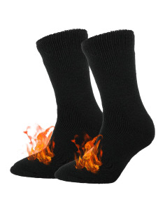 Calcetines Térmicos BomKinta para Hombre - Talla 40-44 - Negro