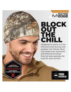 Gorro de Calavera Tough Headwear Unisex - Forro Térmico Camo 2