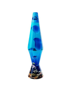 Lámpara de Lava Spencer Gifts 43 cm Azul Oceánico
