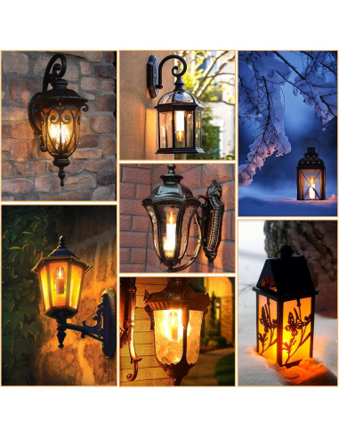 Bombillas LED Efecto Llama HEWA-Tech T9 2 Modos E26 2 Piezas