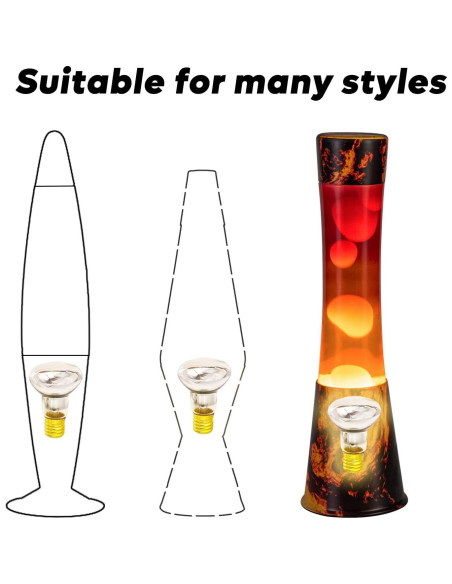 Bombillas de Reemplazo E17 R39 30W AHCCSD - Paquete de 2