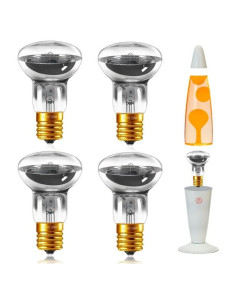 Bombillas de Lava 30W E17 Blakapoo Regulables 2700K Paquete de 4