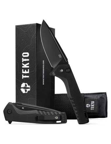 Cuchillo Plegable Tekto F3 Charlie 9.65 cm Acero D2 Titanio