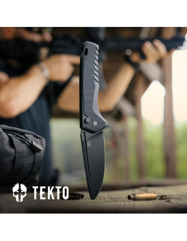 Cuchillo Plegable Tekto F3 Charlie 9.65 cm Acero D2 Titanio