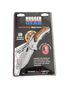 Cuchillo Plegable Ontario Knife Company ON8805 con Luz de Mapa