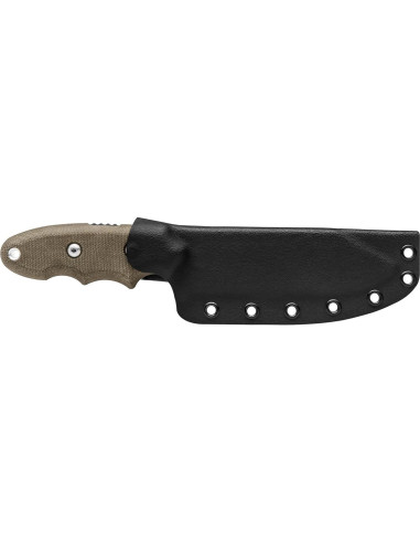 Cuchillo Bowie Backpackers TOPS Knives 8.26 cm con Funda Kydex
