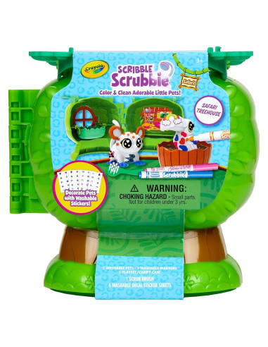 Casa del Árbol de Mascotas Crayola Safari con Estuche