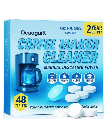 48 Tabletas Limpiador Desincrustante para Cafeteras CoffeeMC