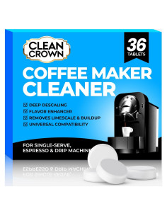 Limpiador de Cafeteras CleanCrown - 36 Tabletas Desincrustantes