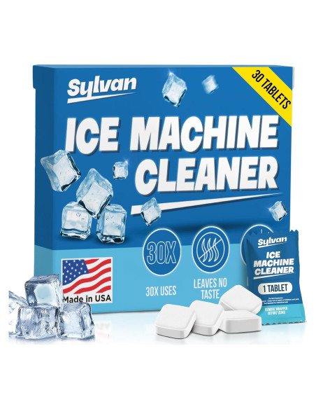 Tabletas Limpiadoras Sylvan para Máquinas de Hielo | 30 Unidades