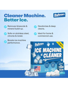 Tabletas Limpiadoras Sylvan para Máquinas de Hielo | 30 Unidades 2