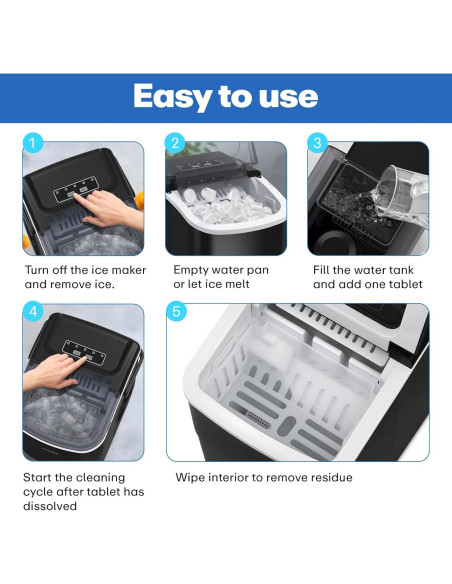 Tabletas Limpiadoras Sylvan para Máquinas de Hielo | 30 Unidades