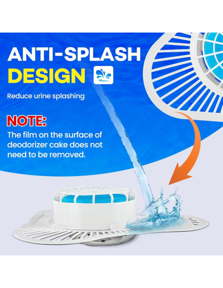 Paquete de 12 Pantallas Desodorantes para Urinario TENKAIWICK