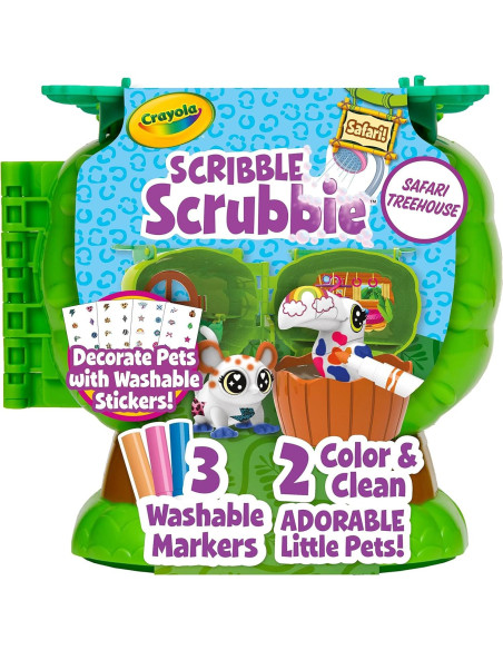 Casa del Árbol de Mascotas Crayola Safari con Estuche