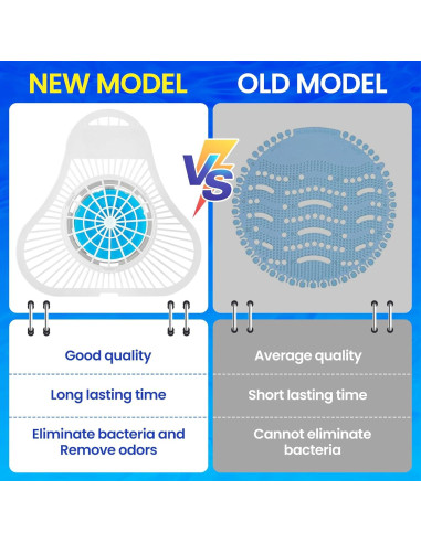 Paquete de 12 Pantallas Desodorantes para Urinario TENKAIWICK